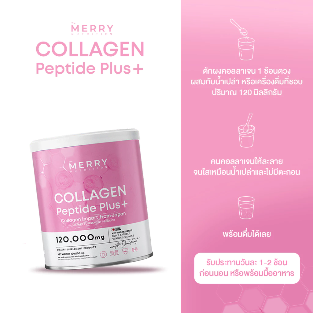 The Merry Collagen Peptide Plus+