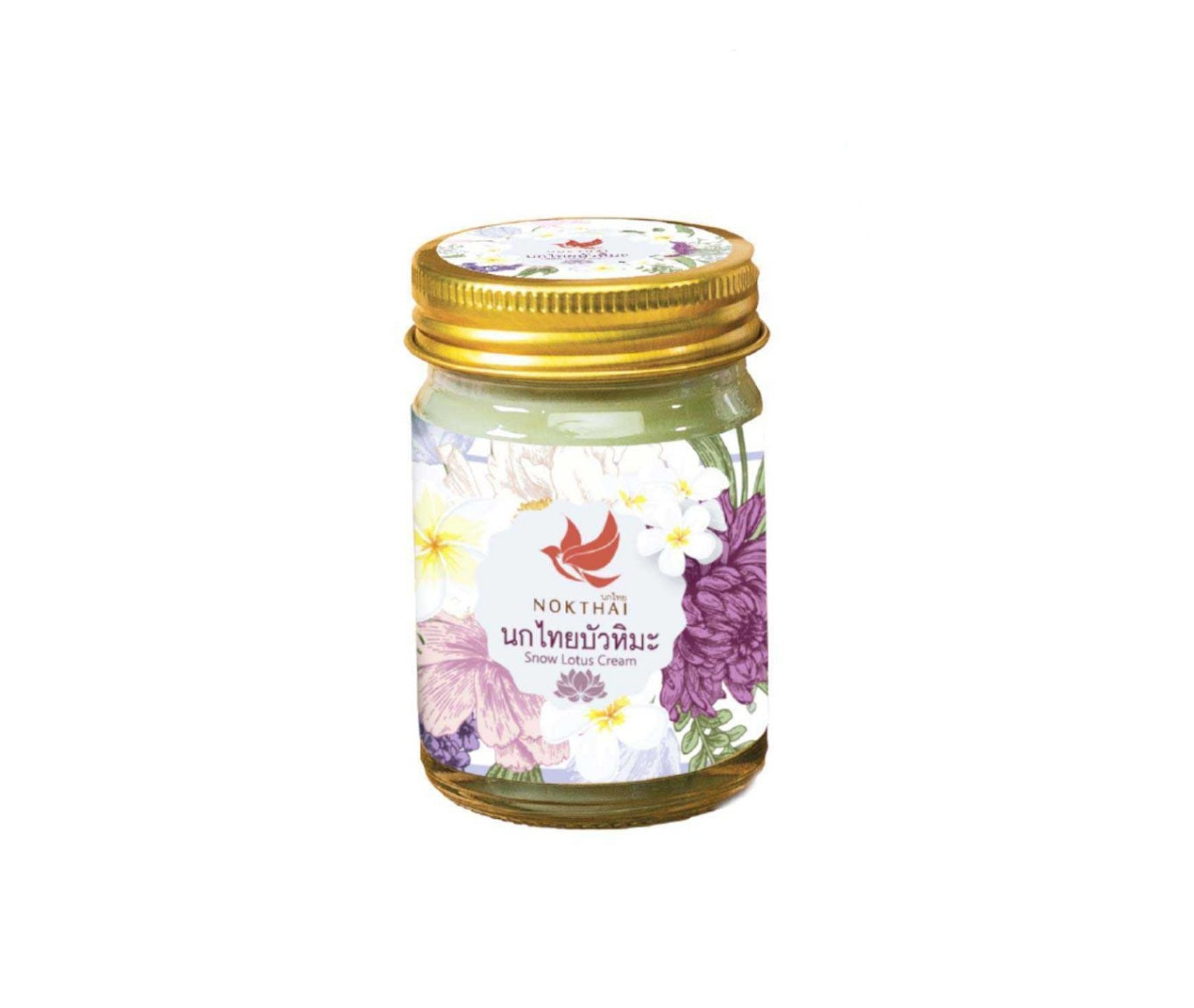 Nok Thai Snow Lotus Herbal Balm, 50g