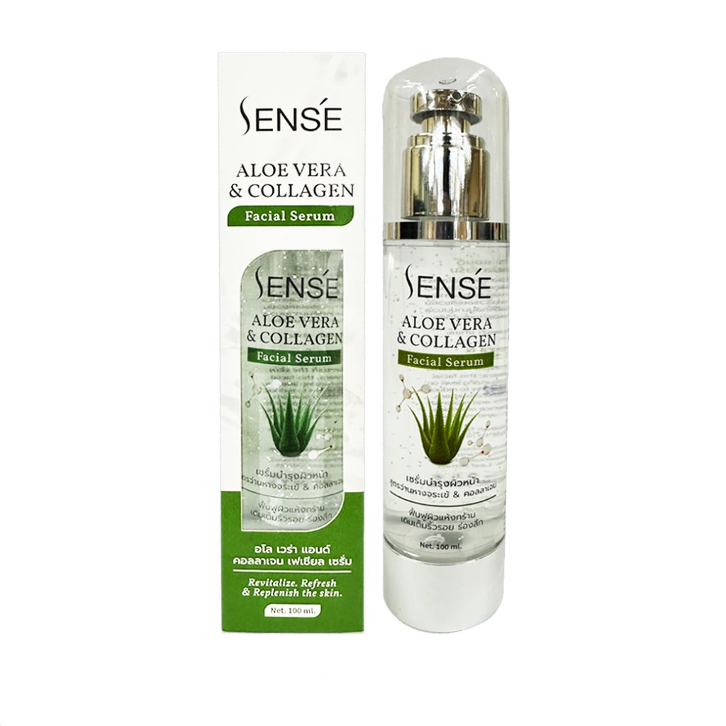 Sense Aloe Vera & Collagen Facial Serum, 100ml