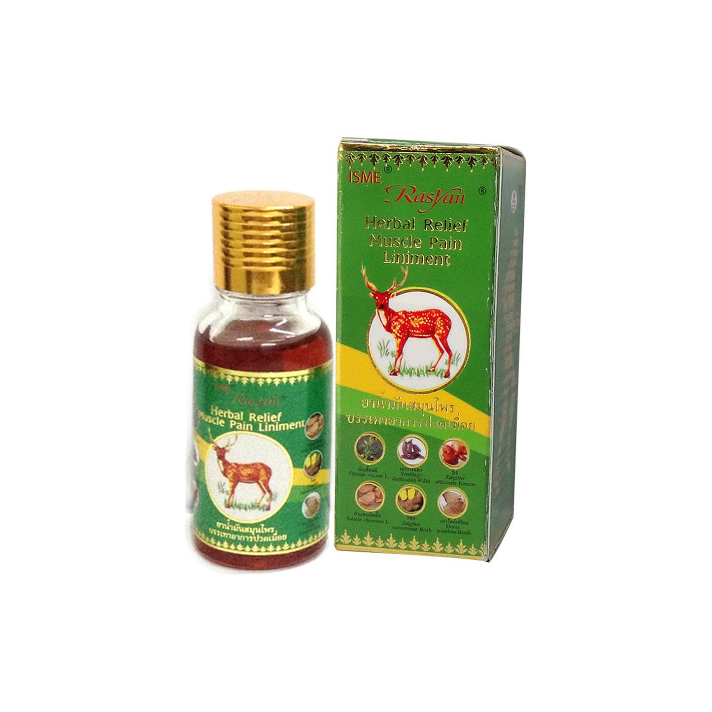 Isme Rasyan Herbal Relief Muscle Pain Liniment, 50ml