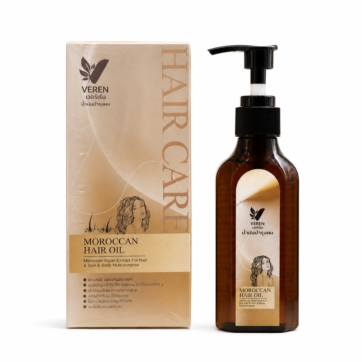 VEREN Moroccan Hair Oil, 100ml
