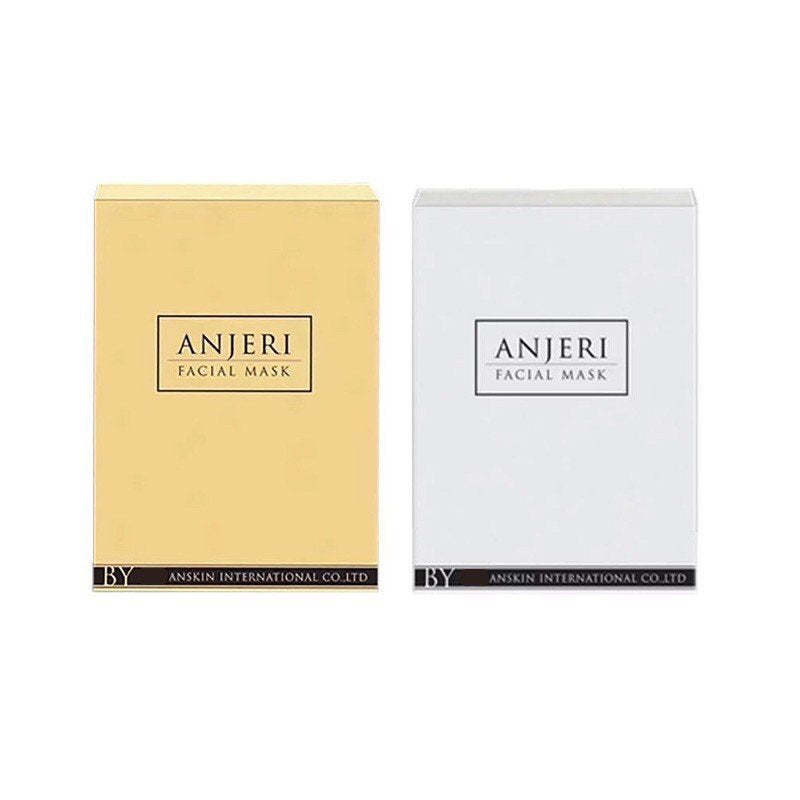 Anjeri Facial Mask Gold & Silver (42 g x 10 pcs)