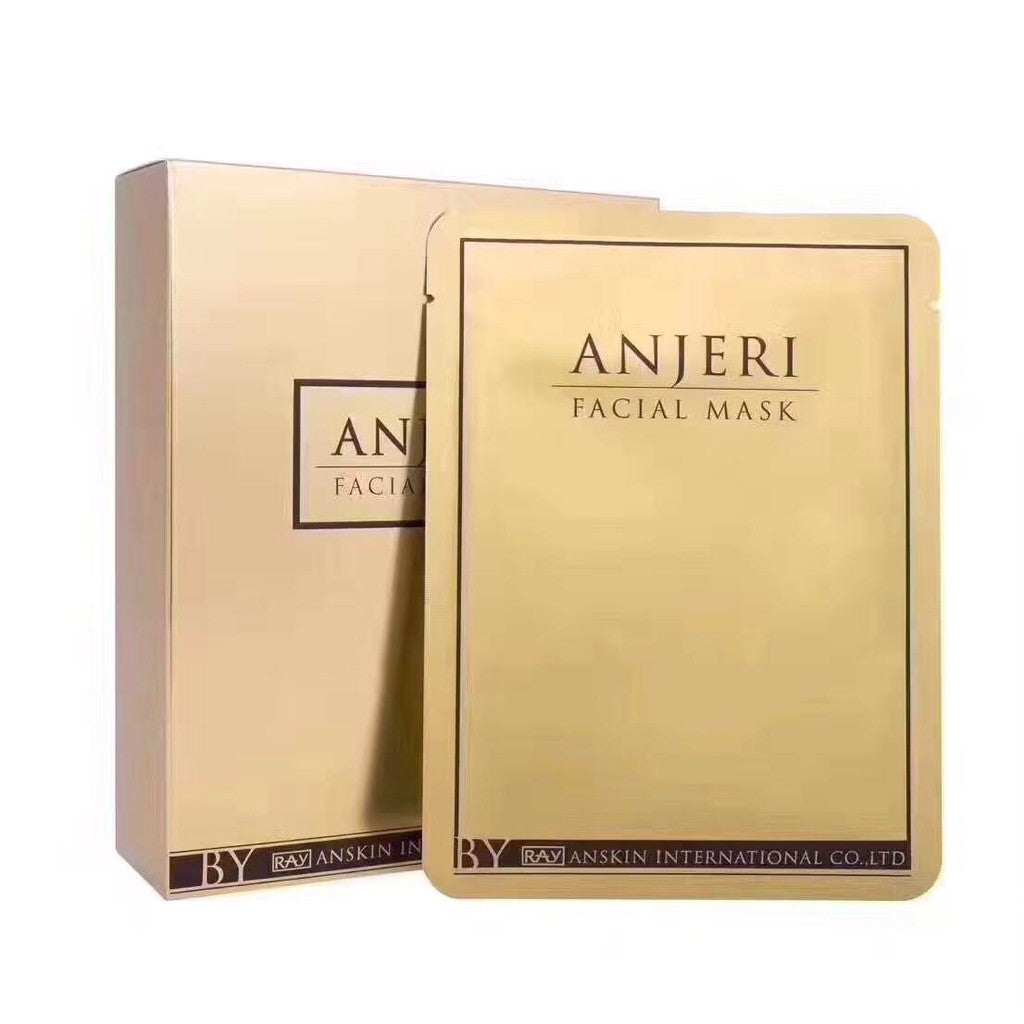 Anjeri Facial Mask Gold & Silver (42 g x 10 pcs)