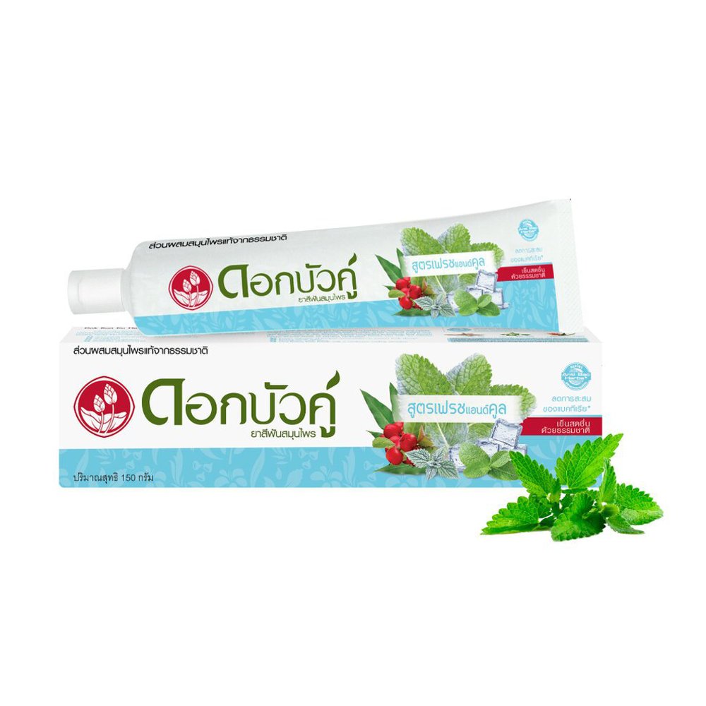 Dok Bua Ku Fresh and Cool Herbal Toothpaste