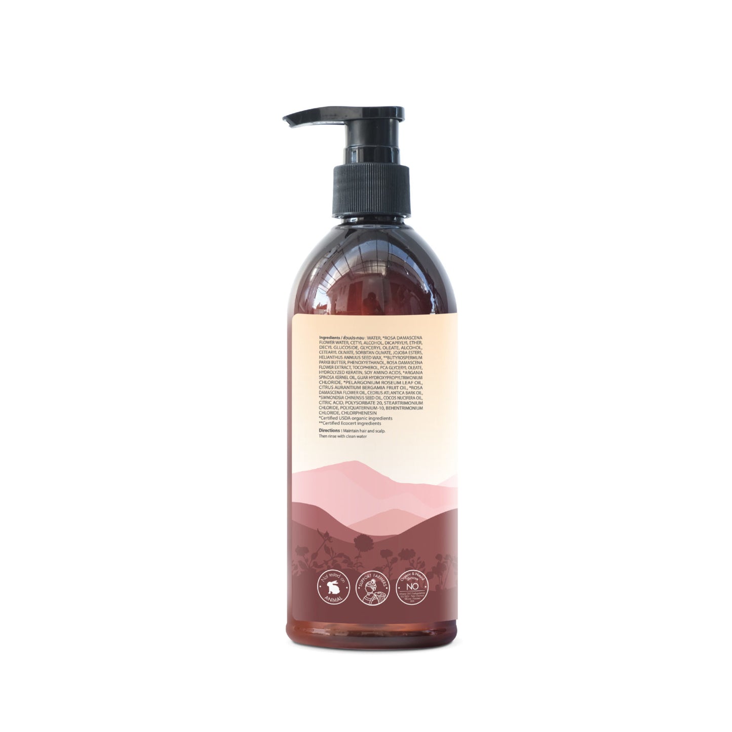 Phutawan Intree Organic Mountain Mon Rose Conditioner, 320 ml