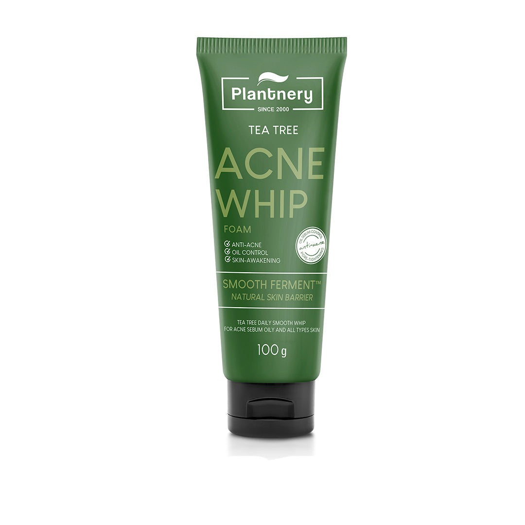 Plantnery Tea Tree Acne Whip Foam, 100g