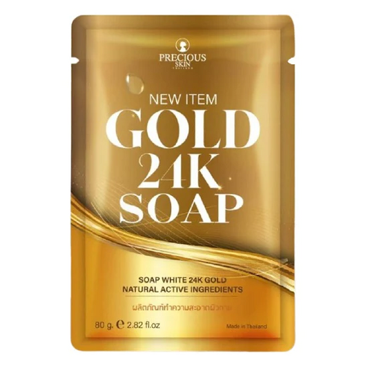 Precious Skin Thailand Gold 24K Soap for Face & Body, 80g