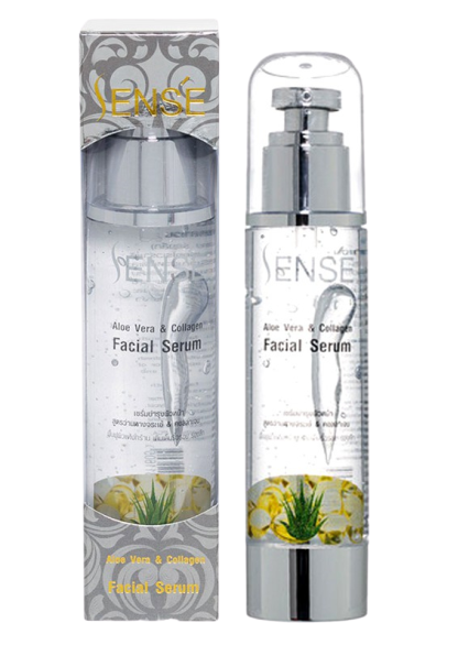 Sense Aloe Vera & Collagen Facial Serum, 100ml