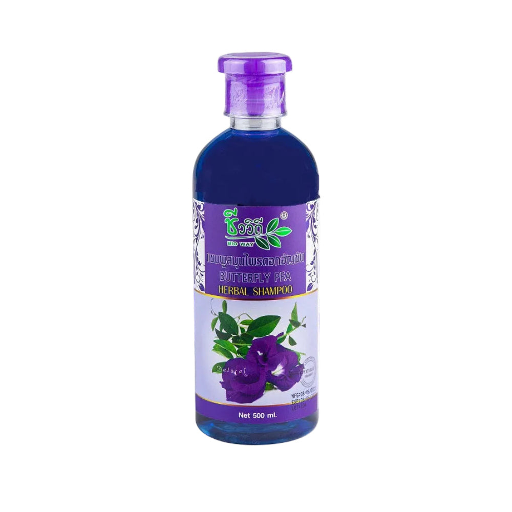 Bio Way Butterfly Pea Natural Herbal Shampoo, 500 ml