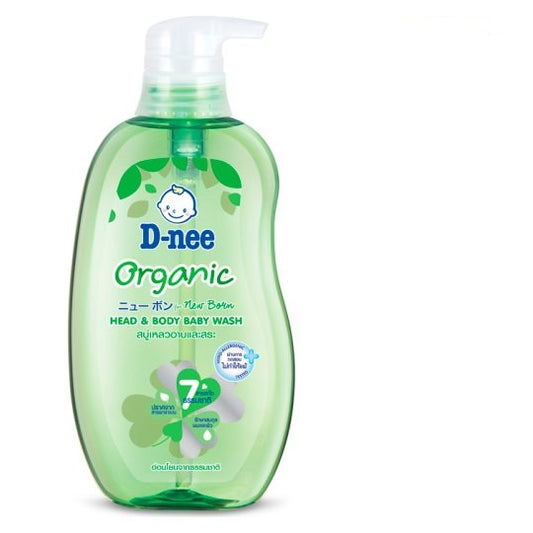 D-nee Organic Head & Body Baby Wash, 380 ml