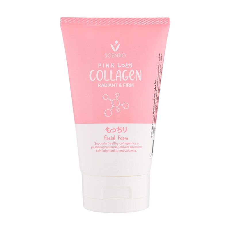Scentio Pink Collagen Radiant & Firm Facial Foam (100g)