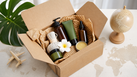 Thai beauty and herbal products packed for worldwide delivery