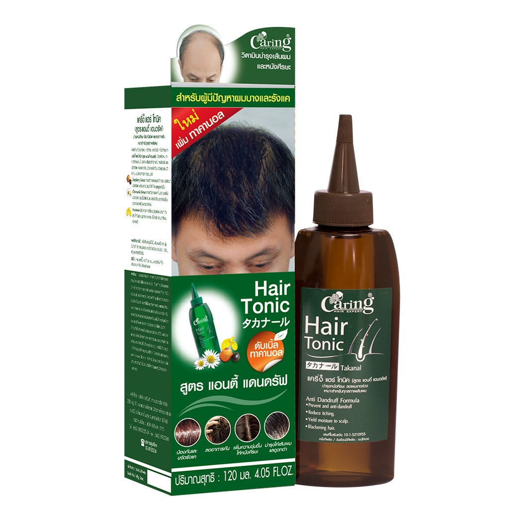Caring Takanal Hair Tonic Anti Dandruff Formula, 120ml