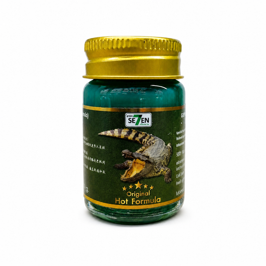 Green Seven Crocodile Strong Hot Balm Siam Relive Scent, 50g