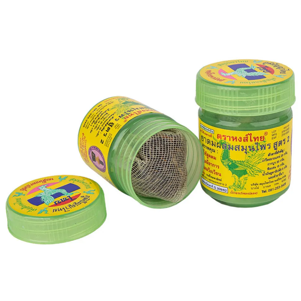 Hong Thai Herbal Inhalant Green – Made in Thailand – ShopyThai