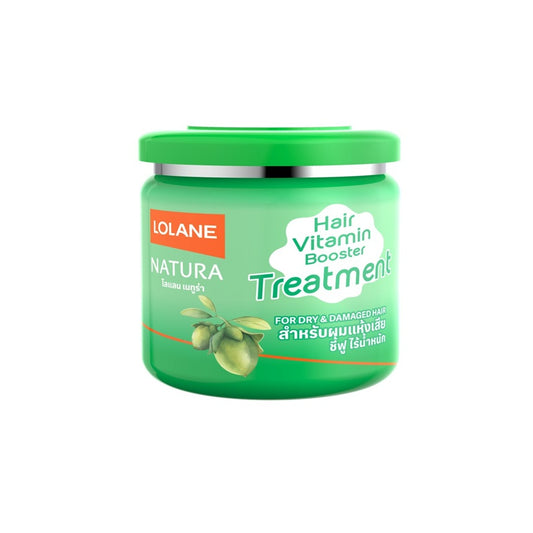 Lolane Natura Hair Vitamin Booster Treatment for Dry & Damaged Hair, 250g