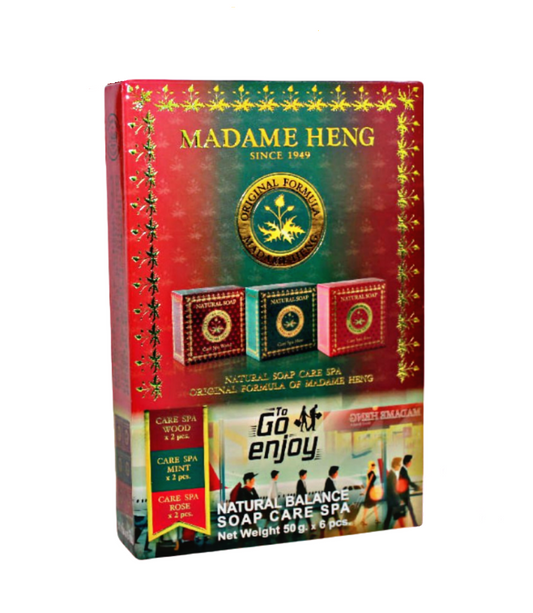 Madame Heng Natural Balance Soap Care Spa Set, (50g x 6)