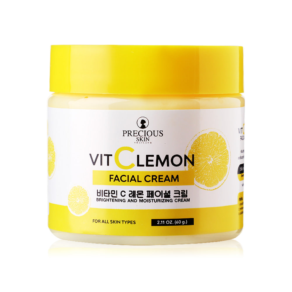 Precious Skin Thailand Vit C Lemon Facial Cream, 60g