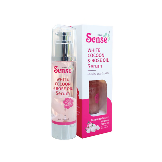 Sense White Cocoon & Rose Oil Serum, 100ml