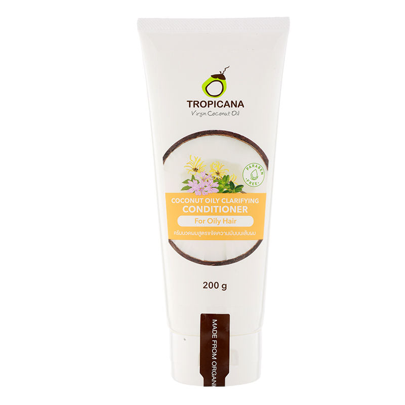 Tropicana Coconut Oily Clarifying Conditioner for Oily Hair (Non Paraben), 200ml