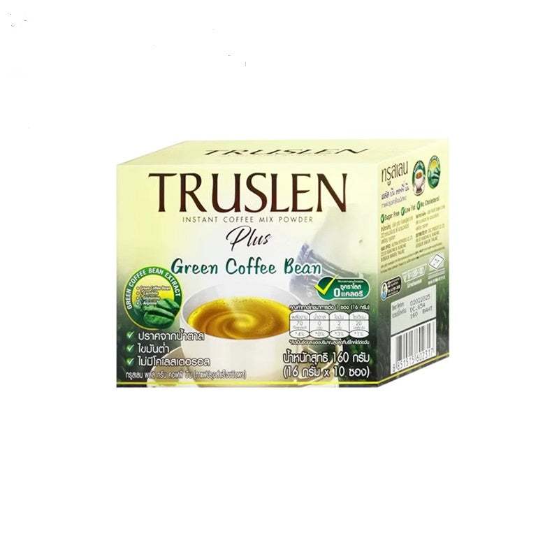 Truslen Instant Coffee Mix Powder Plus Green Coffee Bean (16g x 10 sachets)