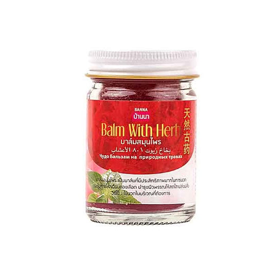 Banna Red Balm With Herb, 50g