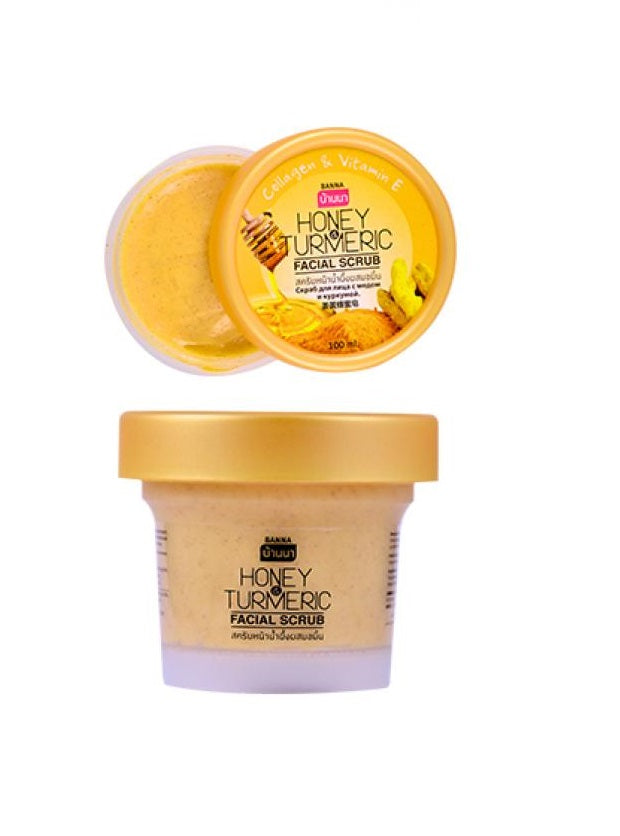 Banna Honey and Turmeric Facial Scrub, 100 ml
