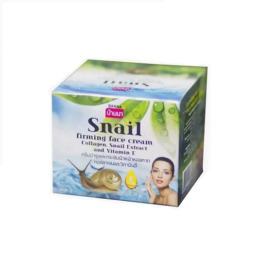 Banna Snail Firming Face Cream with Collagen and Vitamin E, 100g
