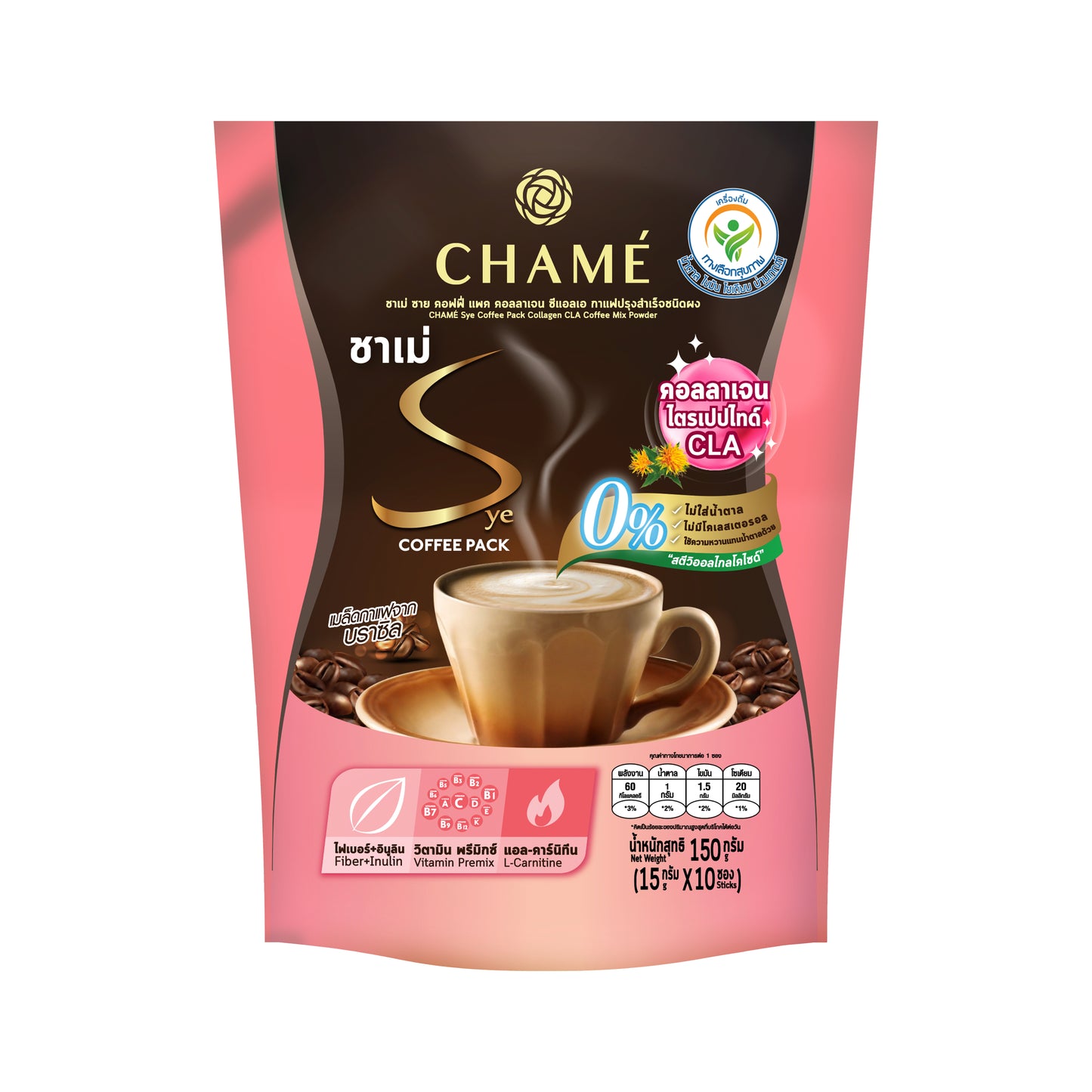 Chame Sye Coffee Collagen CLA (15g x 10 sachets)