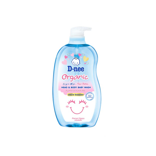 D-nee Organic For Newborn Head & Body Baby Wash, 380 ml