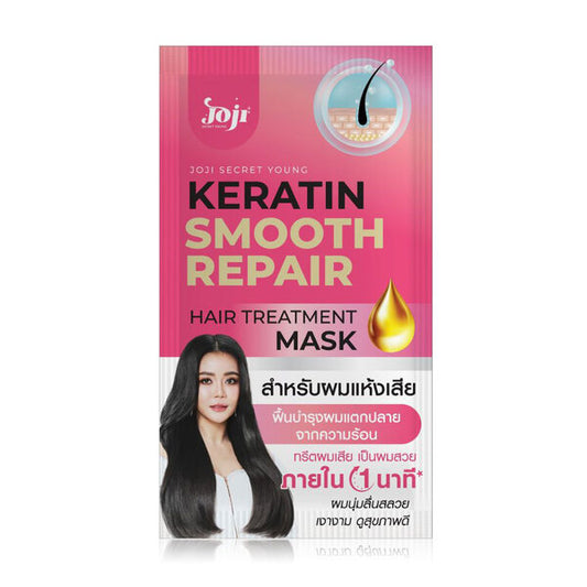Joji Keratin Smooth Repair Hair Treatment Mask Sachet
