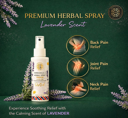 Herbaholic's Pain Relief Herbal Spray, 80 ml