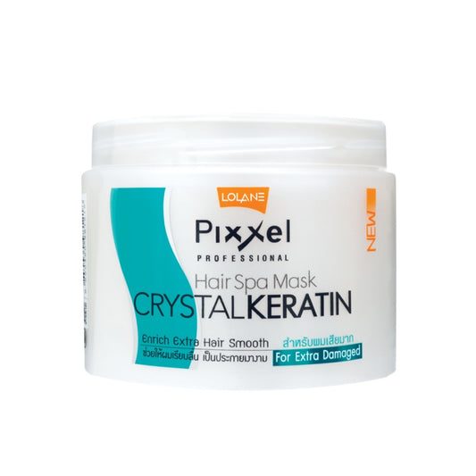 Lolane Pixxel Crystal Keratin Hair Spa Mask for Extra Damaged Hair, 225g