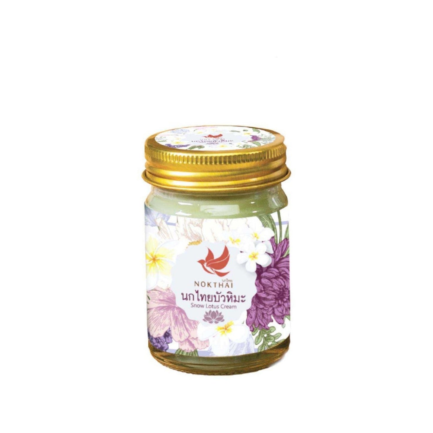 Nok Thai Snow Lotus Herbal Balm, 50g