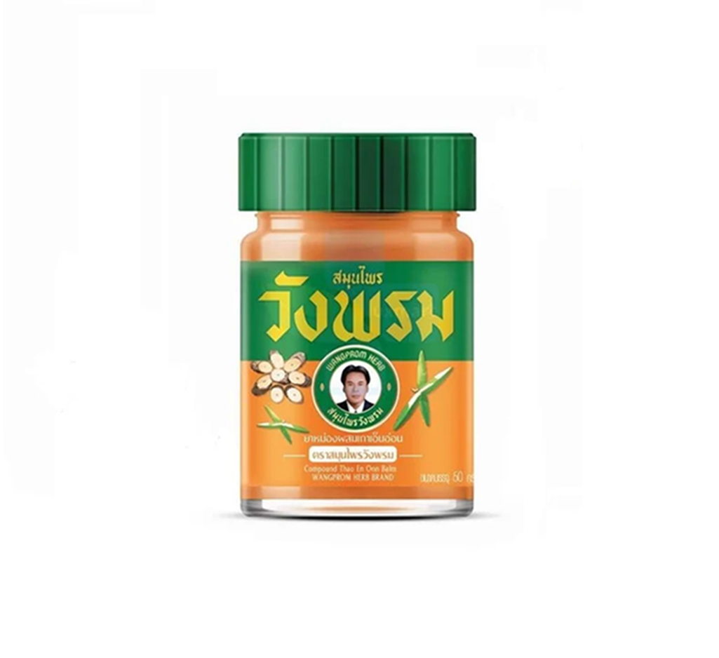 Wang Prom Orange Herbal Massage Balm, 50g
