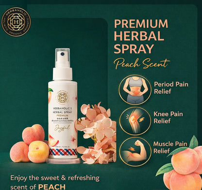 Herbaholic's Pain Relief Herbal Spray, 80 ml