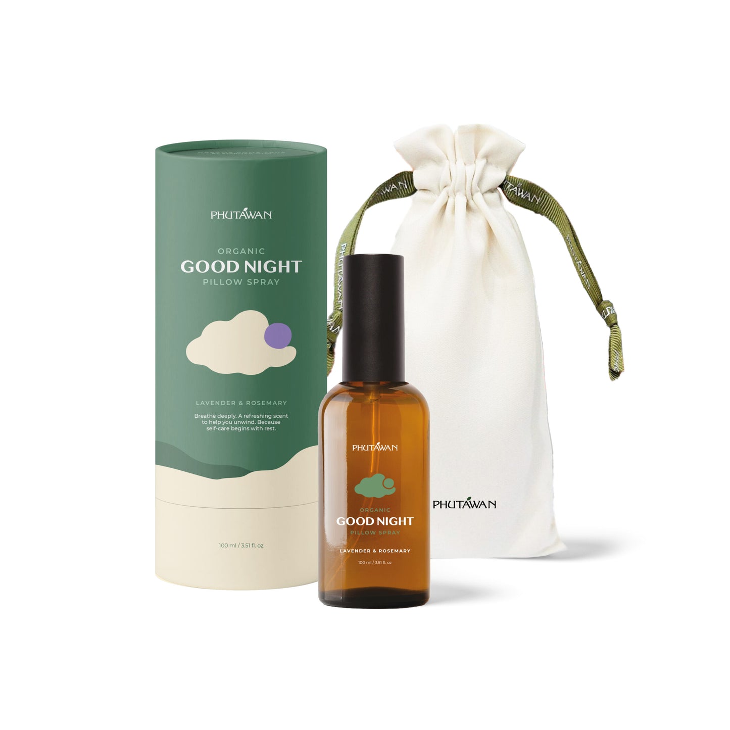 Phutawan Organic Good Night Pillow Spray (100 ml)