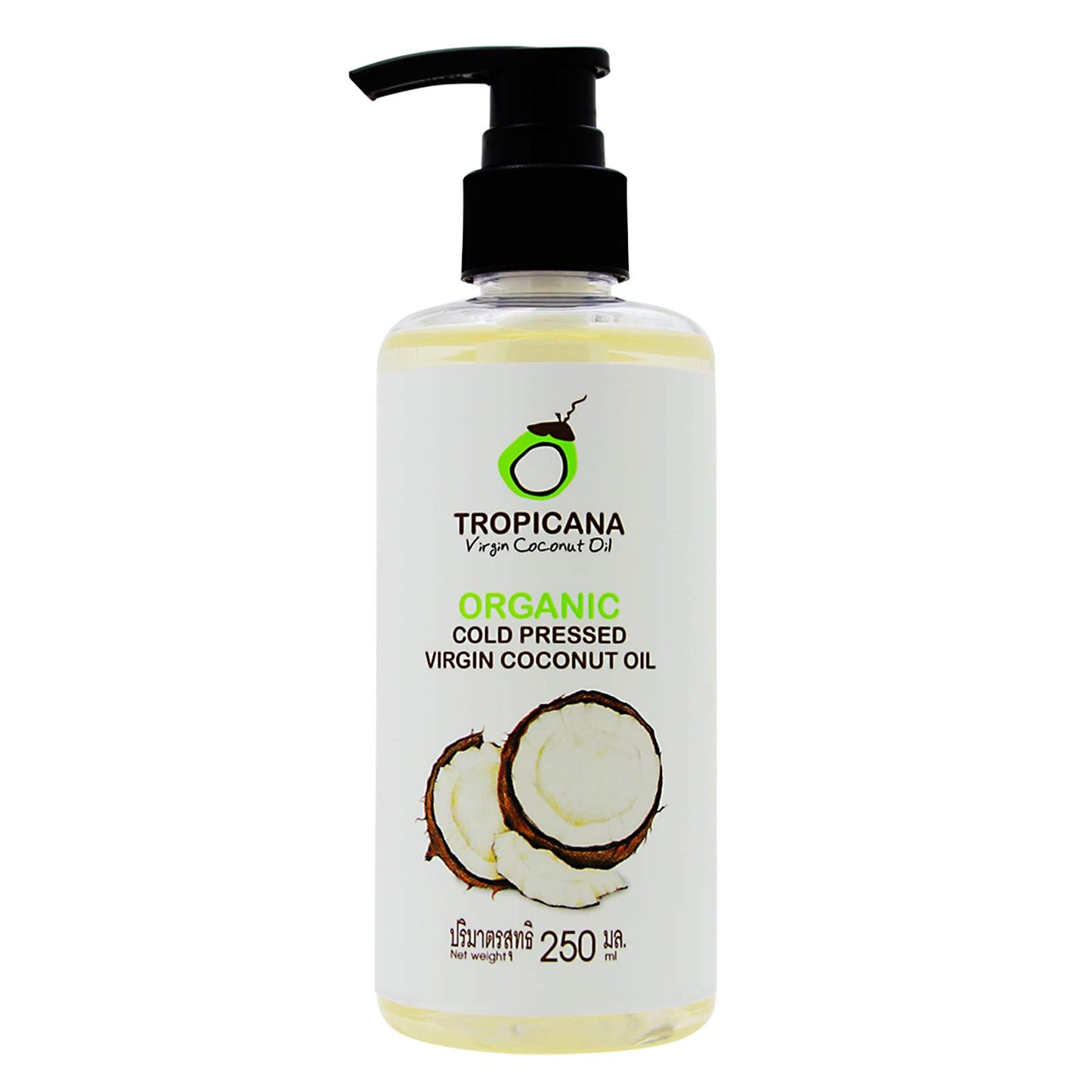 Tropicana Organic Cold Pressed Virgin Coconut Oil (250ml)