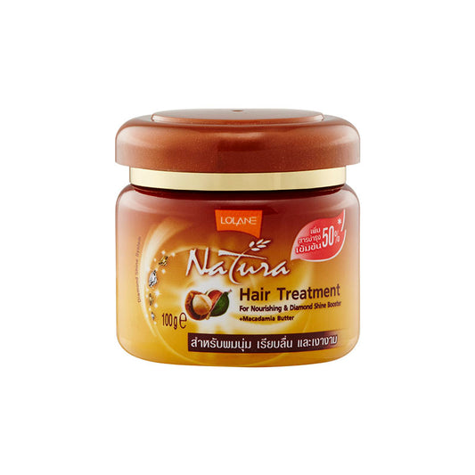 Lolane Natura Hair Treatment Macadamia Butter For Nourishing & Diamond Shine Booster (250g)