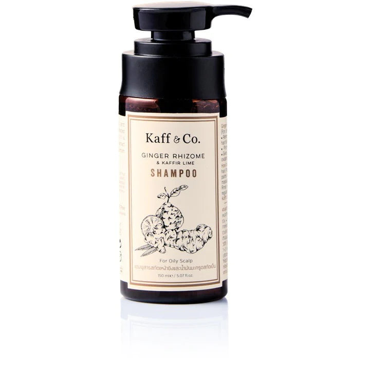Kaff & Co Ginger Rhizome & Kaffir Lime Shampoo for Oily Scalp, 150ml