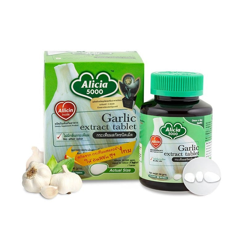Khaolaor Garlic Extract Tablet Alicia 5000