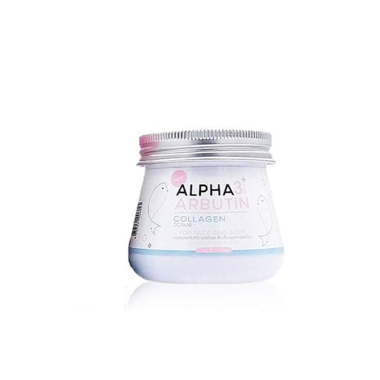 Precious Skin Thailand Alpha Arbutin 3 Plus Collagen Scrub for Face and Body, 75g