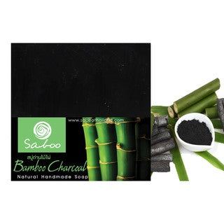 Saboo Natural Soap - Bamboo Charcoal, 100g