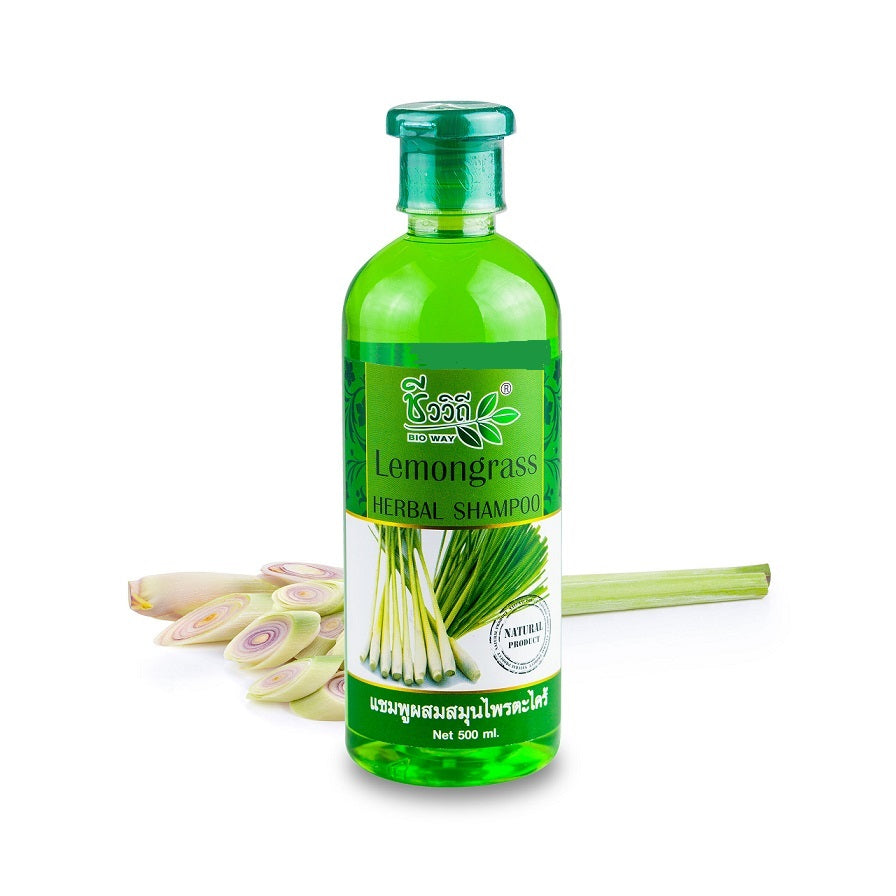 Bio Way Lemongrass Natural Herbal Hair Shampoo, 500 ml