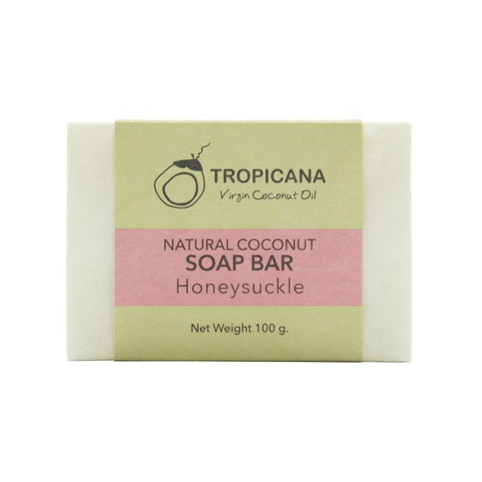 Tropicana Natural Coconut Soap Bar Honeysuckle (100g)