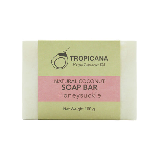 Tropicana Natural Coconut Soap Bar Honeysuckle (100g)