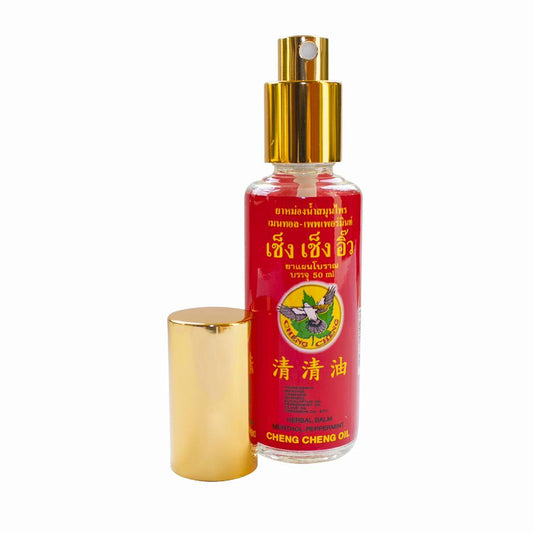 Cheng Cheng Herbal Oil Menthol Peppermint Spray, 50ml