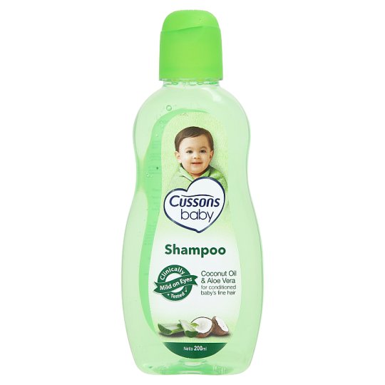 Cussons Baby Shampoo with Coconut Oil and Aloe Vera (200 ml)