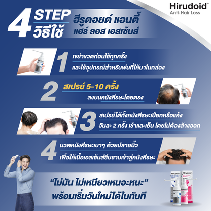 Hirudoid Anti-Hair Loss Essence for Men, 80 ml