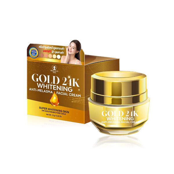Precious Skin Thailand Gold 24K Whitening Anti-Melasma Facial Cream (15g)